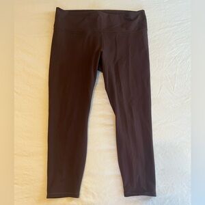 Fabletics Powerhold High Rise Brown Leggings